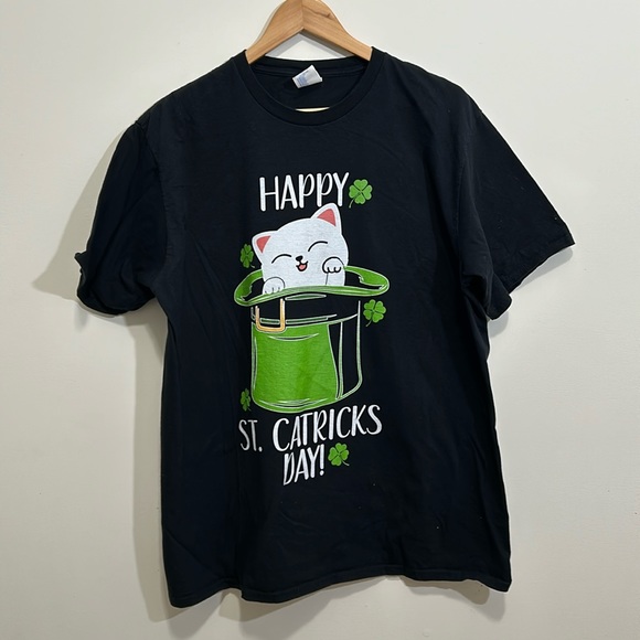 Port & Company Men’s T Shirt Happy Patrick’s Day size XL - Picture 6 of 6